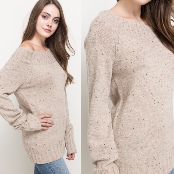 ALYSSA Speckled Knit Sweater - Picture 5 of 5